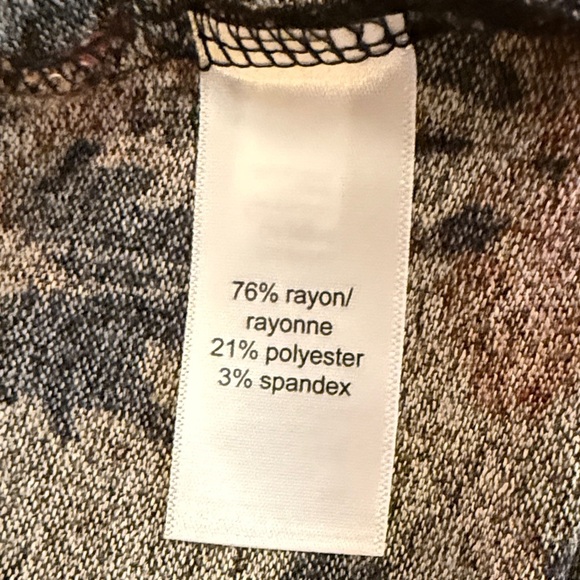 Maurices Autumn Floral Open-Front Cardigan - Black and Orange - Picture 11 of 12